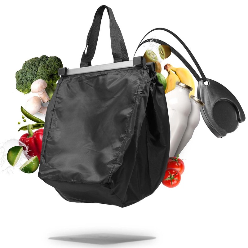 achilles Easy-Cooler Alu Foldable Shopping Trolley Bag with Cooling Compartment,