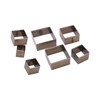 7Pcs Hollow Punch Cutter Squared Design High Carbon Steel Multipurpose