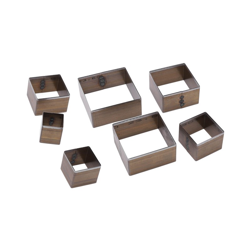 7Pcs Hollow Punch Cutter Squared Design High Carbon Steel Multipurpose