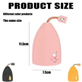 NHCDFA 3 PCS key wallet,Car Key Holder,Leather Key Pouch,Car Key Case,Leather Car Key Case Cover,Creative Large Capacity Key Sleeve,Key Pouch Car Key Cover