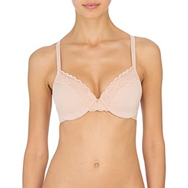 Natori Women's Refined Contour Underwire Bra with Lace and Cool-Touch 7313219