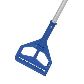 KLHB-YF 60 Inch Mop Handle Commercial Heavy Duty,Industrial Metal Mop Stick Replacement Quick Change,Clamp Mop Handle Quick Change for Wet Mop,Industrial Mop Handle for Floor Cleaning