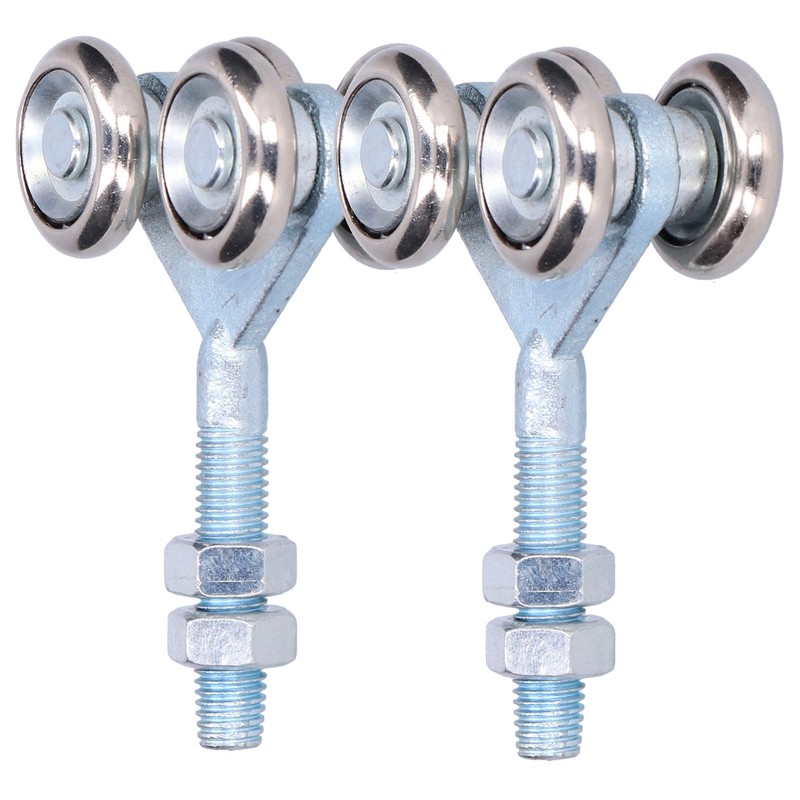 2Pcs Door Hanging Wheel Pulley Roller Glass Door Accessory for