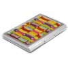 Stephanie Imports Slim Business Card Holder (Rainbow Bend)