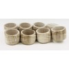 MGI Development Untreated Wood Napkin Rings Made in France, Jura