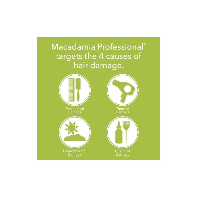 Champú profesional de reparación nutritiva Macadamia, 33.8 oz, 33.8 oz