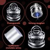 20 Pack Magnetic Ceiling Hooks with 328ft Clear Hanging Line,