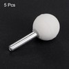 uxcell Ball Abrasive Mounted Stone Polishing Bits 1/4" Shank 0.98"
