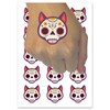 Dia De Los Muertos Cat Skull Temporary Tattoo Water Resistant