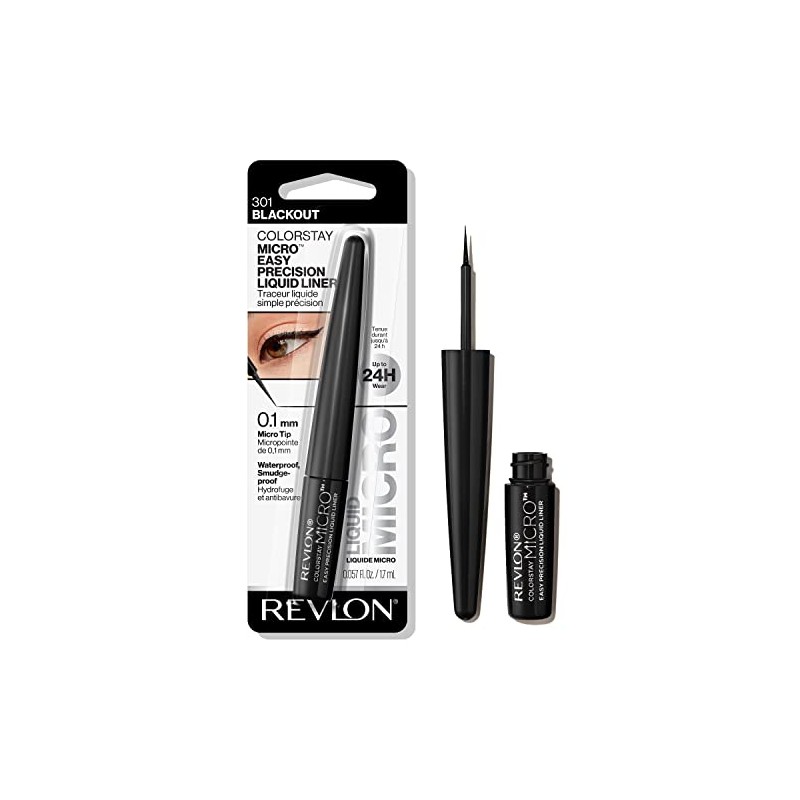 Revlon Colorstay Micro Easy Precision Liquid Liner, 301 Negro