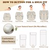 Mama Koala 3.0 Cloth Diapers for Babies with AWJ Lining,