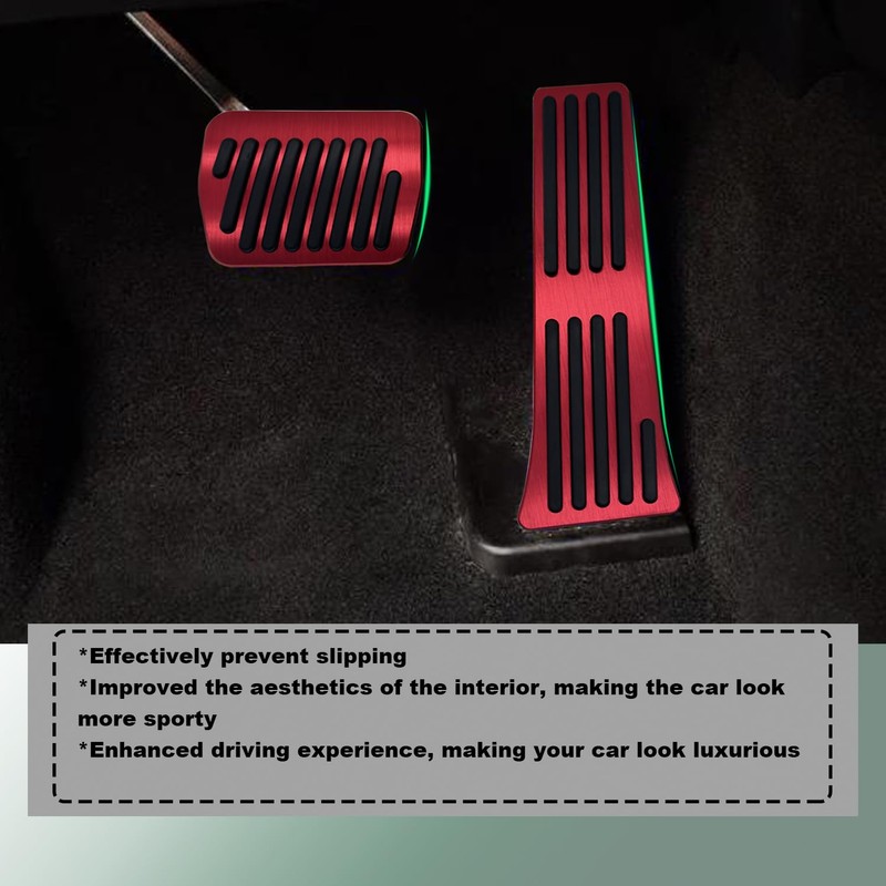 Rxmgf Brake Foot Pedal Gas Accelerator Pedal Cover Compatible with