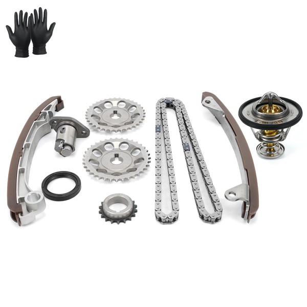 MPLUS Engine Timing Chain Kit & Thermostat Housing fits For