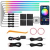 Dreamcolor Acrylic Interior Car LED Strip Light with Wireless APP,