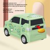 Electronic Car Money Bank Simulation Model Car Automatic Rolling Fingerprint