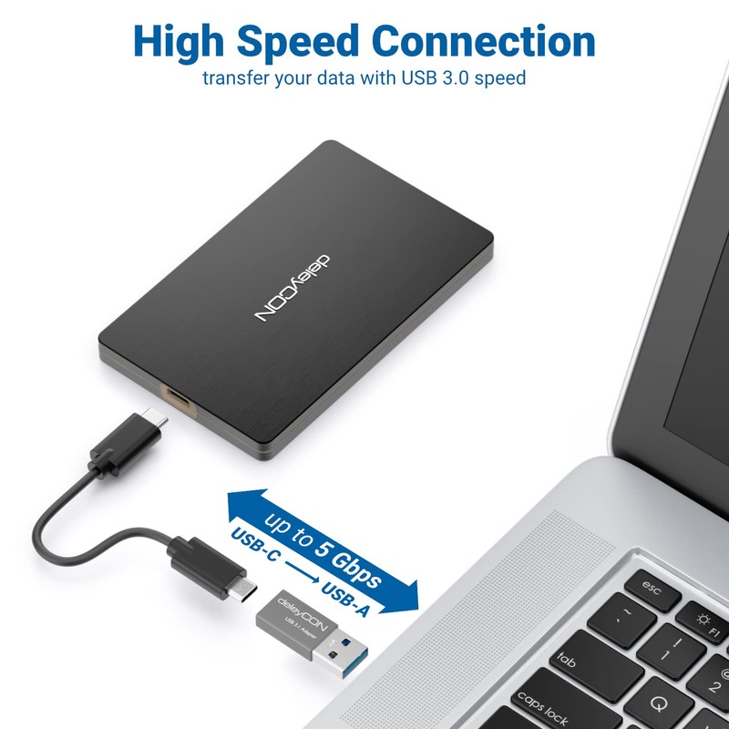 deleyCON USB C to USB Adapter [Pack of 3] C