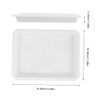 GLEAVI 4pcs Lab Sample Tray Acid Alkali Resistance Tray Laboratory