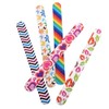 Swosh Double Sided Assorted Designs Emery Boards Nail File (Pack