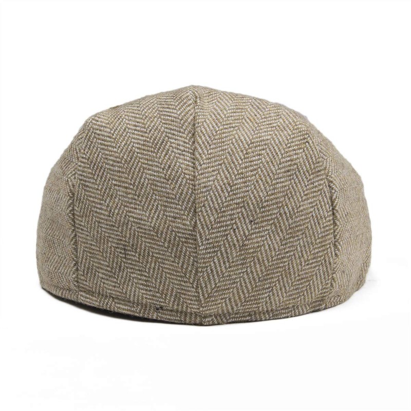 JANGOUL - Gorro de Boina de Tweed de Lana para