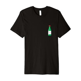 Soju Korean Hangul Soju Alcohol Drinking Soju Lover Funny Premium T-Shirt