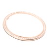 Gatuida 46mm Bezel Protector Crystal Diamond Cover Alloy Bezel Ring