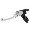 Stylemafia Silver Folding Aluminum Clutch Brake Lever Compatible with 22mm