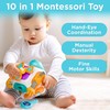 iPlay, iLearn Baby Busy Board Cube, Montessori Sensory Toys for