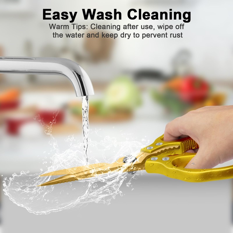 CGBE Kitchen Scissors, Multi-Purpose Kitchen Shears, Heavy Duty Dishwasher Safe