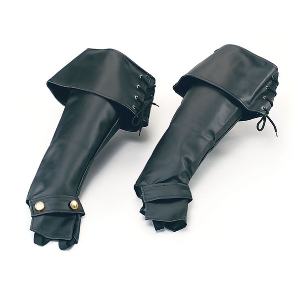 Bristol Novelty BA528 Boot Top Covers Deluxe | 1 Pair | Black | 52 cm x 33 cm x 2.5 cm, mens, One Size