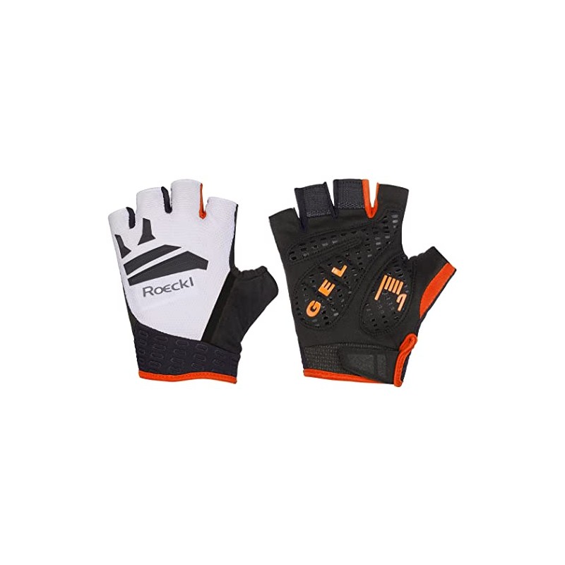 Roeckl Iseler Cycling Gloves Short Grey/Black 2023: Size: 8