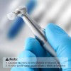 100pz Cepillos Profilaxis Dental Tipo Copa Cerdas Nylon Suave Transparente