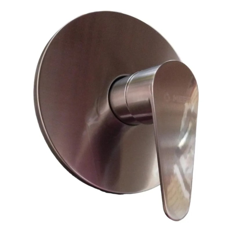 Mezcladora Monomando Para Regadera Satin Meer Color Gris oscuro