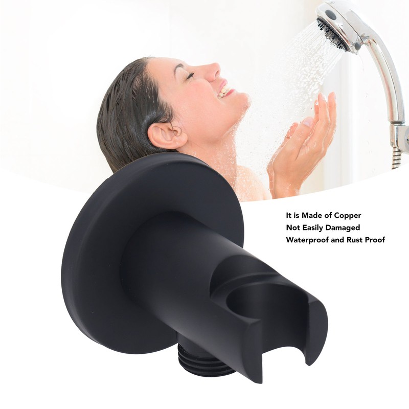 Shower Head Holder Adjustable Copper Handheld Shower Wand Holder for
