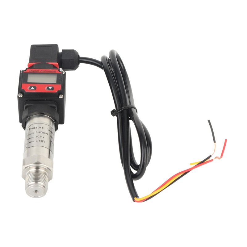 Pressure Sensor Aluminum Alloy Air Water Sender Digital Display LCD