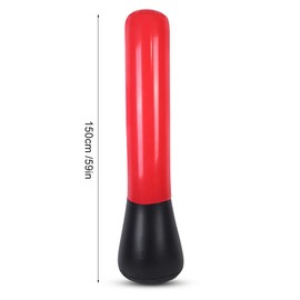 63inch Tall Inflatable Stress Punch Tower Free Standing Box Boxing Fun Workout Bag + Free Foot Pump
