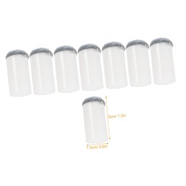 BESPORTBLE 50pcs Pool Stick Tips Replaceable Billiard Tips Wear Resistant Head Supplies for Easy Installation Essential Accessory for Pool Enthusiasts