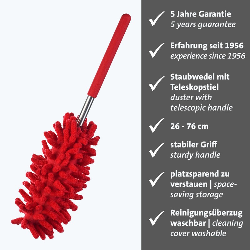 Westmark Duster - Extendable Dusters with Telescopic Handle, Long Spider