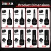 JEUCLEL 8PCS Hex Impact Bit Socket Set, 1/2-Inch Impact Drive