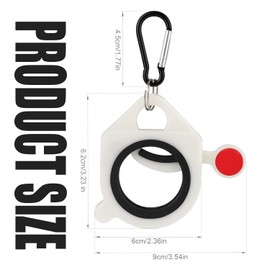 3PCS Lexziuo Zip Tie Organizer - Reusable Plastic Cable Tie Tightener Holder for Wire Management, Electrical Tape & Cord Organization Accessories