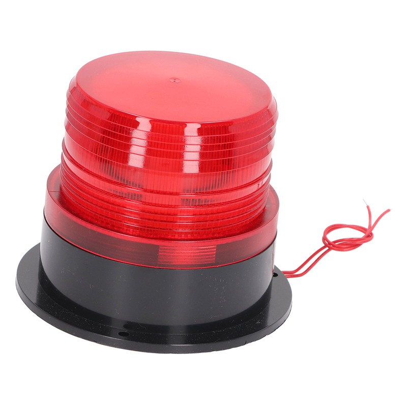 Round Red Warning Light Industrial Emergency LED Rotating Strobe Beacon