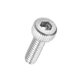 Kozelo 50pcs Cap Bolts [M1.6-0.35*6mm] 304 Stainless Steel Hex Socket Head Bolt Full Thread Cap Screw Allen Socket Drive Replacement for Electric Motor 3D Printer Fan Engine Silver
