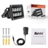 Univivi IR Illuminator 90 Degree Wide Angle 8-LEDs IR Infrared