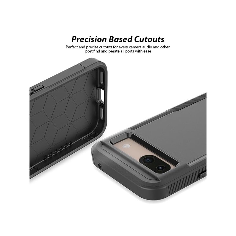 ZUSLAB Rugged Case for Pixel 8a Defender Protective Heavy Duty