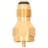 Kadimendium Propane Tank Refill Adapter 1LB Solid Brass Universal Mini