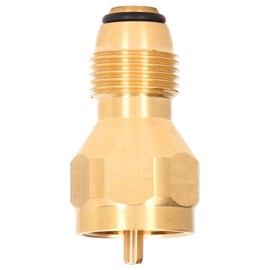 Kadimendium Propane Tank Refill Adapter 1LB Solid Brass Universal Mini Propane Refill Adapter for Disposable Small Bottle Fill