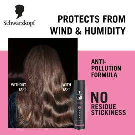SCHWARZKOPF TAFT Hair Spray POWER with Cashmere 250ml Hold #5