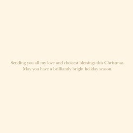 Graphique Spirits Bright Holiday Cards | Pack of 15 Cards with Envelopes | Christmas Greetings | Gold Foil and Glitter Accents | Boxed Set | 4.75" x 6.625"