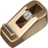 Gold Desktop Tape Dispenser, Heavy Duty Desk Tape Dispensers with