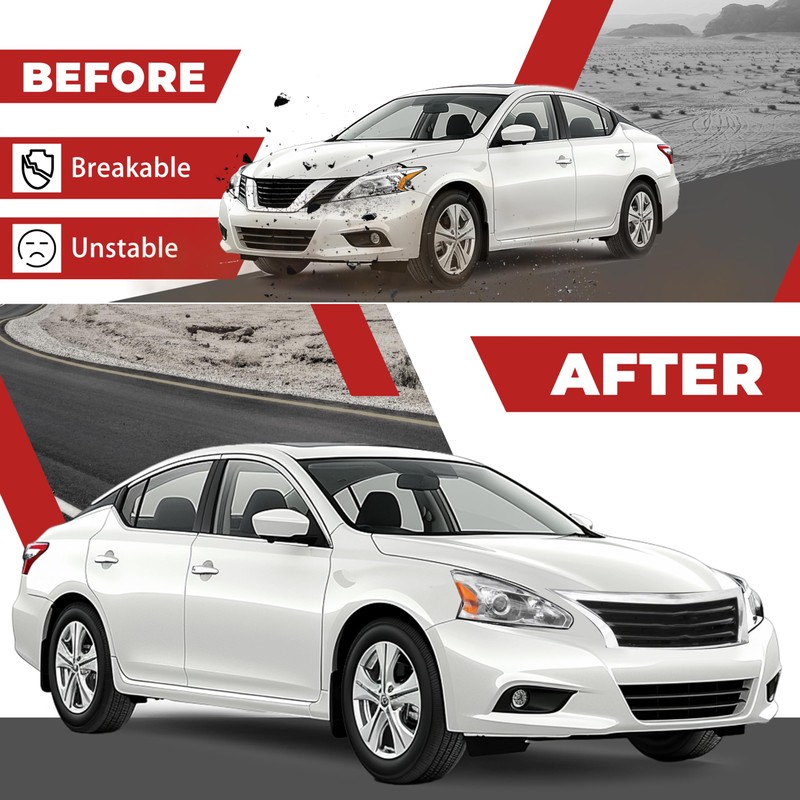 HECASA Front Bumper Grill Upper Grille Compatible with 2013 2014