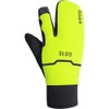 GORE WEAR Thermo Split Gloves Gore-Tex Infinity, 8, Black/Neon Yellow